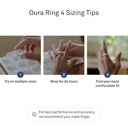 Oura Ring 4 Silver Size 13 | Smart Ring for Sleep, Activity, Women's Health, AI Advisor thumbnail 7