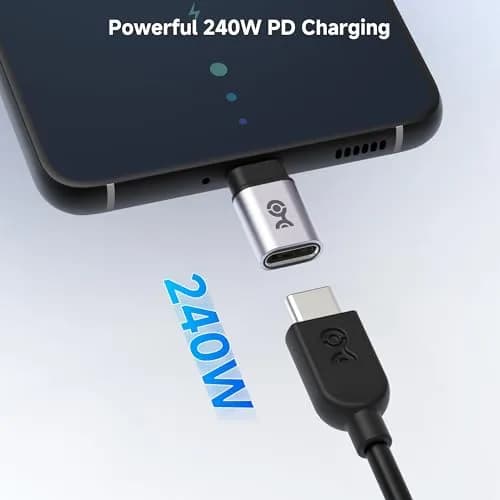 Cable Matters USB C Extender Adapter 2-Pack | 40Gbps Data, 240W PD, Compact Design thumbnail 3