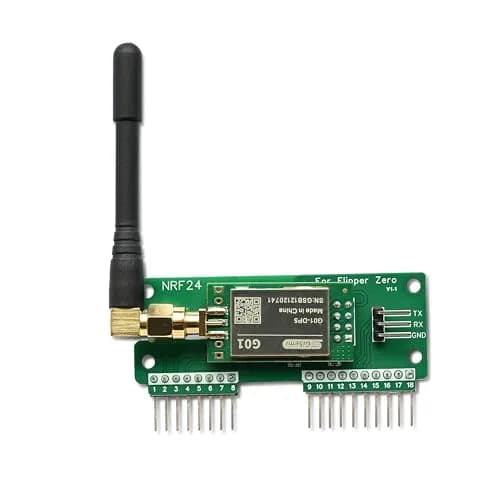 PINGEQUA NRF24 Module for Flipper Zero | Si24R1 Wireless IoT Education Module (30g) thumbnail 5