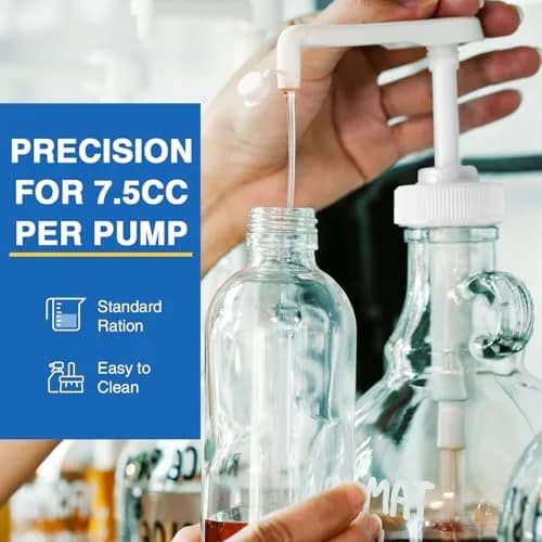 DupakSYS 4Pcs 38-400 Leak Proof Gallon Jug Syrup Pump Dispenser | Fits 1 Gallon Bottles thumbnail 5