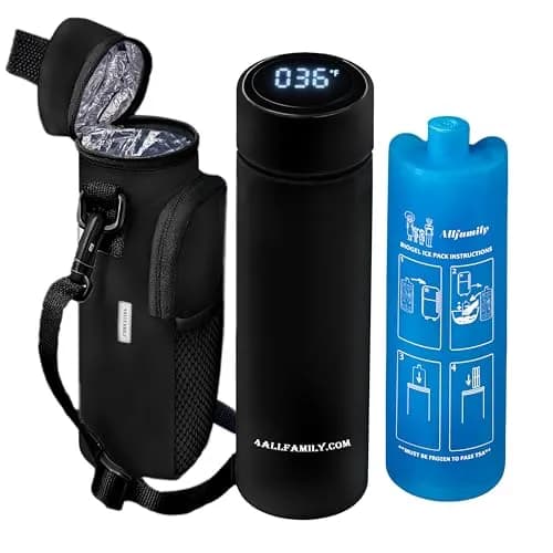 4ALLFAMILY Nomad Medium Pro Insulin Cooler Travel Case - Black | Keeps Medication Cool for 27 Hours thumbnail 1