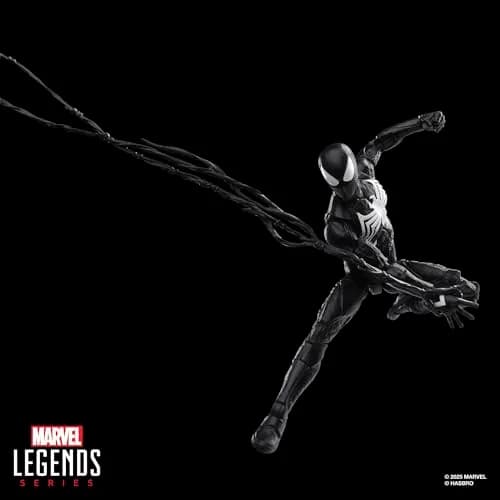Marvel Legends Series Gamerverse Peter Parker Black Suit, Spider-Man 2 Video Game-Inspired Collectible 6 Inch Action Figure | Premium Design & Articulation thumbnail 7