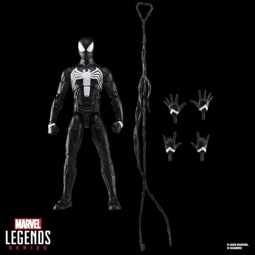 Marvel Legends Series Gamerverse Peter Parker Black Suit, Spider-Man 2 Video Game-Inspired Collectible 6 Inch Action Figure | Premium Design & Articulation thumbnail 8