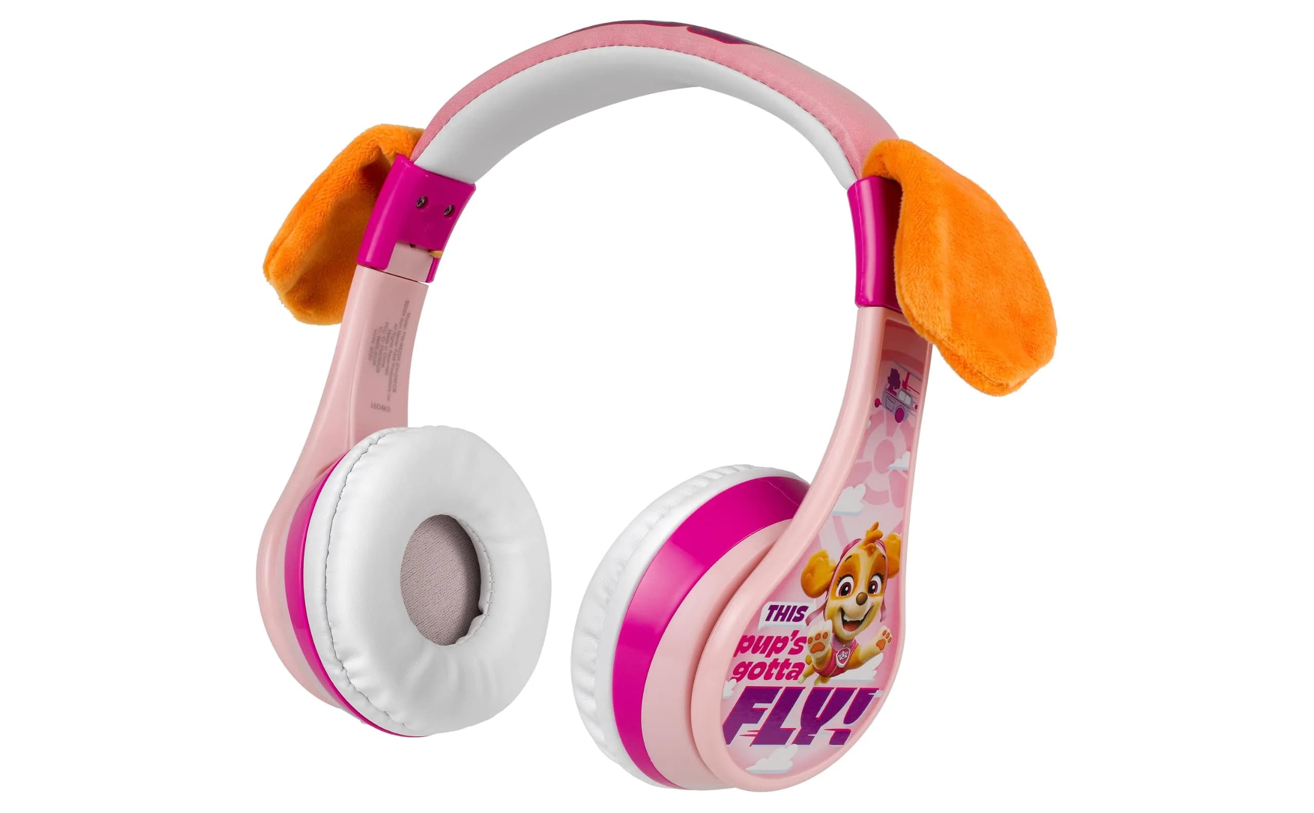 eKids Paw Patrol Skye Liberty Bluetooth Headphones for Kids | Wireless Over-Ear Headset
