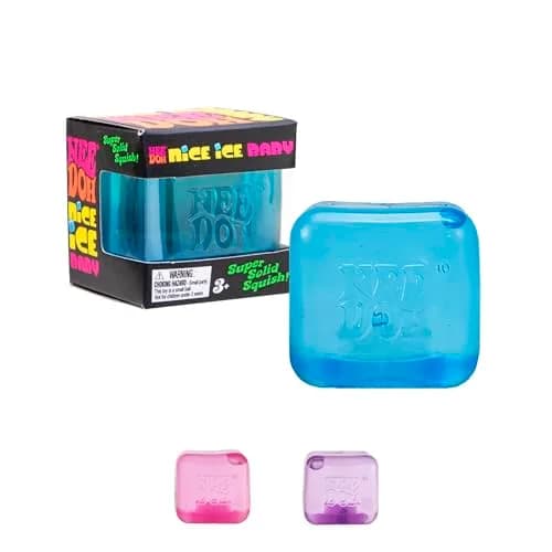 Schylling NeeDoh Nice Ice Baby Sensory Squeeze Toy 3.18 cm (1.25" Cube) | Non-Toxic TPR thumbnail 1