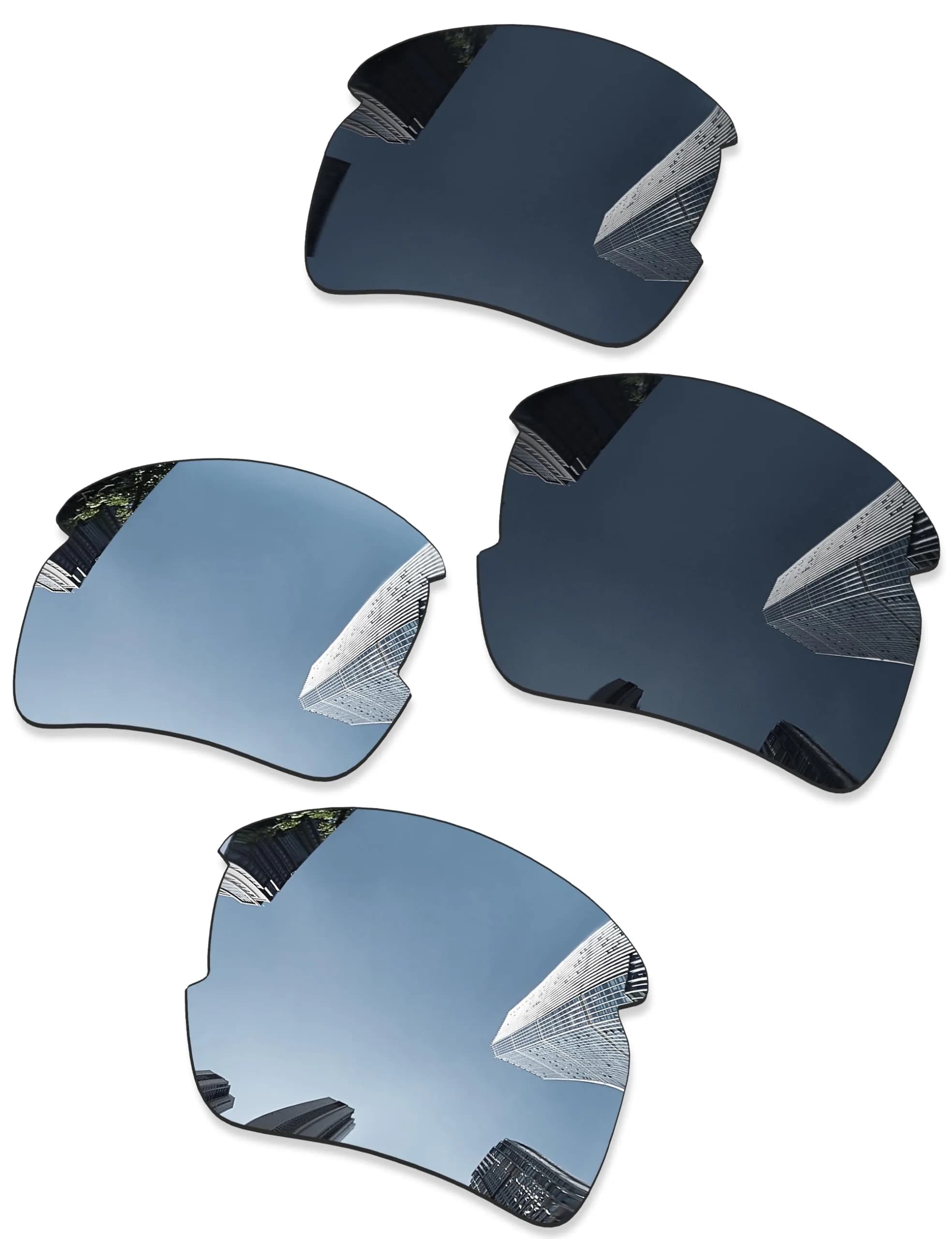 Combine8 Replacement Polarized Lenses for Oakley Flak 2.0 XL | 2 Pairs UV & Glare Block - main product image