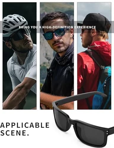 Combine8 Replacement Polarized Lenses for Oakley Flak 2.0 XL | 2 Pairs UV & Glare Block thumbnail 7