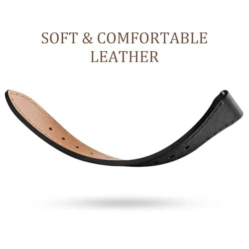 GEAK Slim Leather Band Compatible with Galaxy Watch 7/6/5/4/Active 2 40mm/44mm | Genuine Leather Strap with Quick Release thumbnail 3