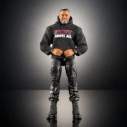 Mattel WWE Elite Roman Reigns Action Figure 6-inch Scale | 25 Articulation Points, TrueFX Face, Swappable Hands thumbnail 4