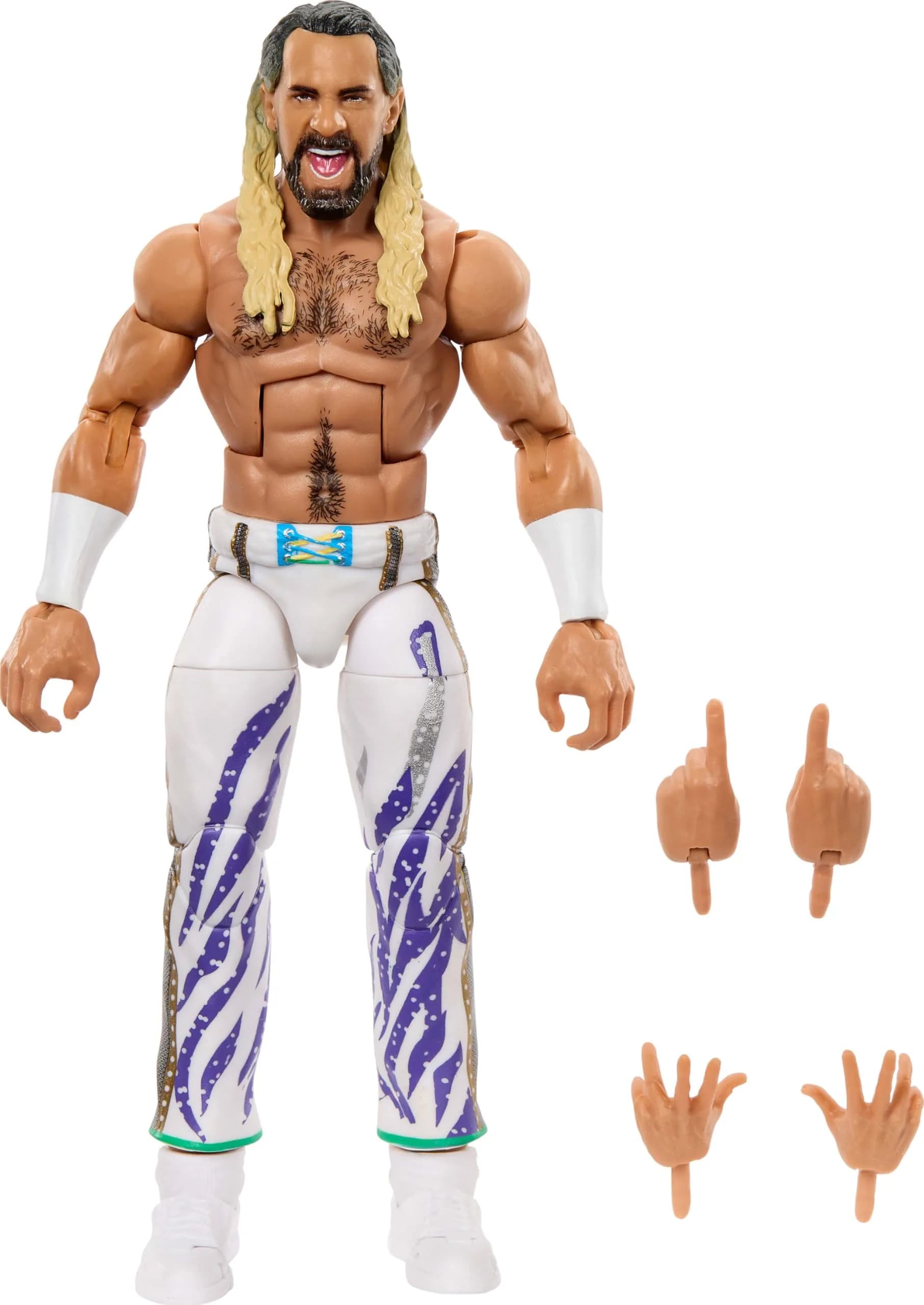 Mattel WWE Elite Action Figure Seth "Freakin" Rollins 6-inch | Collectible with 25 Articulation Points