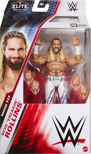 Mattel WWE Elite Action Figure Seth "Freakin" Rollins 6-inch | Collectible with 25 Articulation Points thumbnail 2
