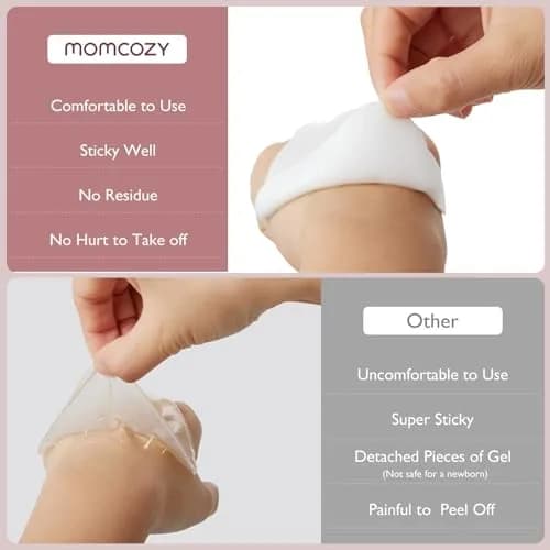 Momcozy Hydrogel Nursing Pads 20 Count | Cooling Relief for Sore Nipples thumbnail 7