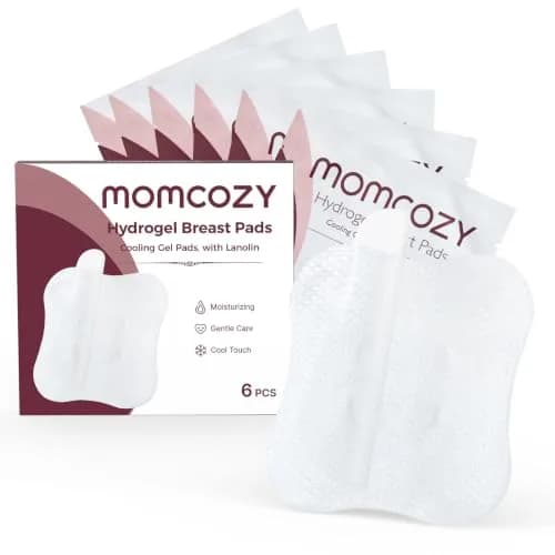 Momcozy Hydrogel Nursing Pads 6pcs | Cooling Relief for Breastfeeding Moms thumbnail 1