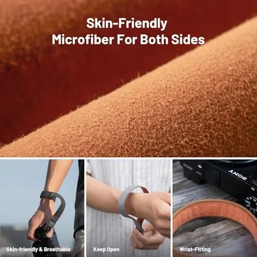 PGYTECH Camera Wrist Strap Air for Photographers | Quick Release Safety, 1000-1400mm, Deep Grey thumbnail 2
