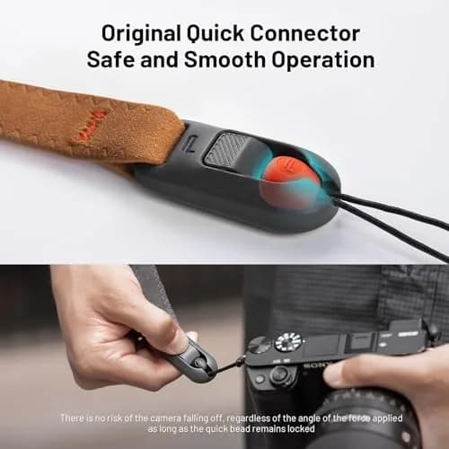 PGYTECH Camera Wrist Strap Air for Photographers | Quick Release Safety, 1000-1400mm, Deep Grey thumbnail 3
