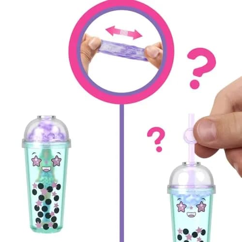 Barbie Mini Barbie Land 5-Pack Pop Reveal Dolls, 1.5-inch Mini Doll with Surprise Reveal & Sensory Play Piece (Styles May Vary) thumbnail 2
