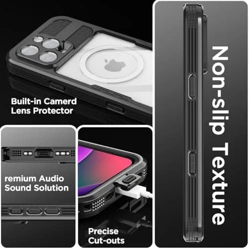 AICase Waterproof Case for iPhone 16 Pro Max 6.9-inch | IP68 Certified MagSafe Compatible thumbnail 8