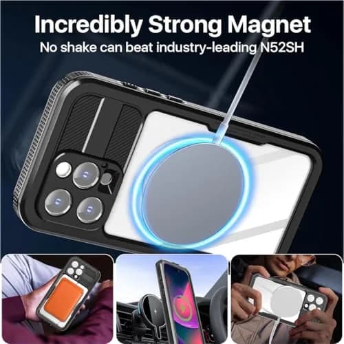 AICase Waterproof Case for iPhone 16 Pro Max 6.9-inch | IP68 Certified MagSafe Compatible thumbnail 2