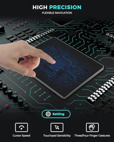 JOMAA Wired Touchpad 90x130mm | Multi-Gesture Control for Windows/Linux thumbnail 6