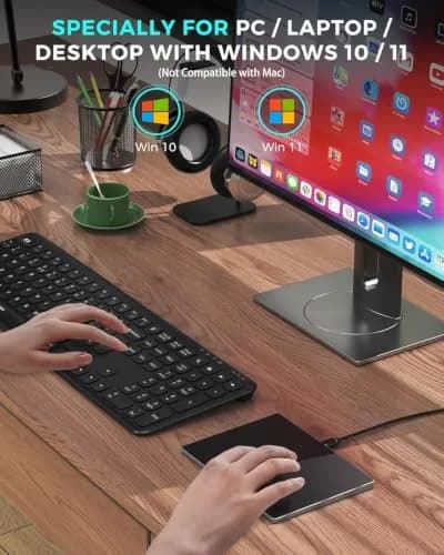 JOMAA Wired Touchpad 90x130mm | Multi-Gesture Control for Windows/Linux thumbnail 7