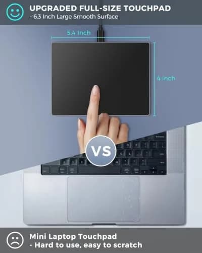 JOMAA Wired Touchpad 90x130mm | Multi-Gesture Control for Windows/Linux thumbnail 8