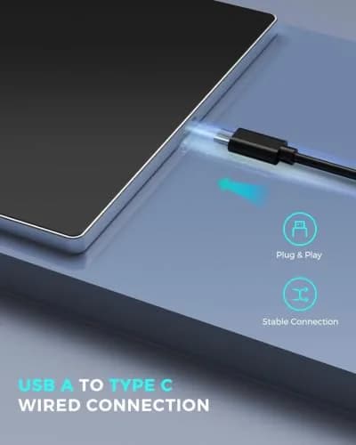 JOMAA Wired Touchpad 90x130mm | Multi-Gesture Control for Windows/Linux thumbnail 4
