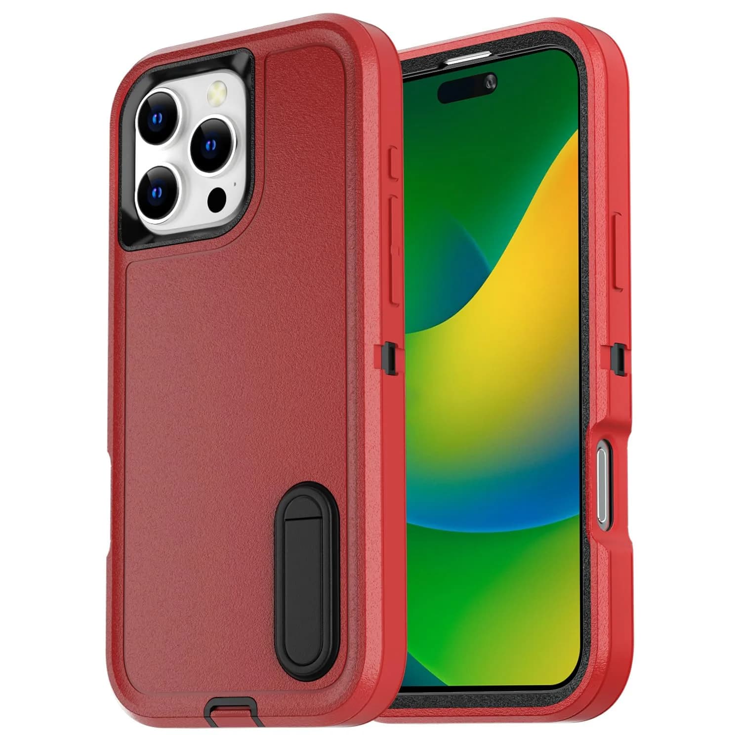 AICase for iPhone 16 Pro Case with Built-in Stand | Heavy Duty Drop Protection - main product image