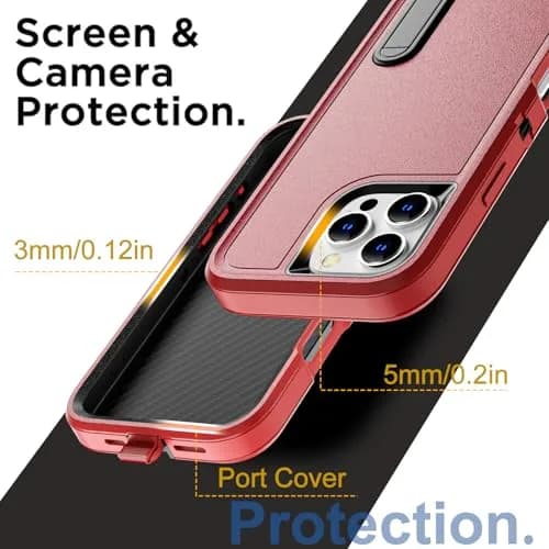 AICase for iPhone 16 Pro Case with Built-in Stand | Heavy Duty Drop Protection thumbnail 4