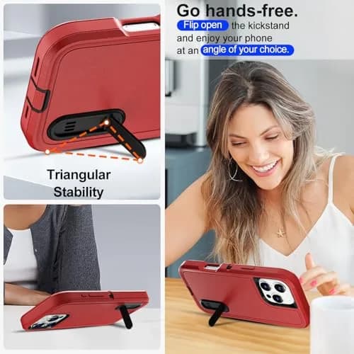 AICase for iPhone 16 Pro Case with Built-in Stand | Heavy Duty Drop Protection thumbnail 3
