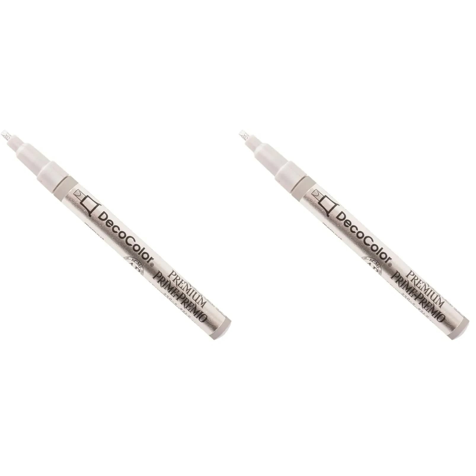 Marvy Uchida DecoColor Premium Calligraphy Pen 2mm Silver | Metallic Finish - main product image