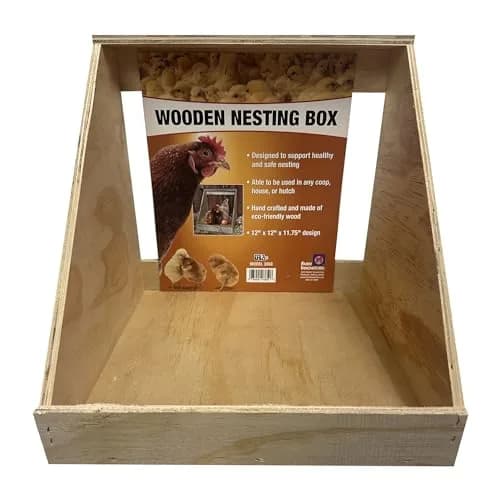 Farm Innovators Handcrafted Wood Chicken Nesting Box 2-Pack | Secure & Fully Assembled thumbnail 4