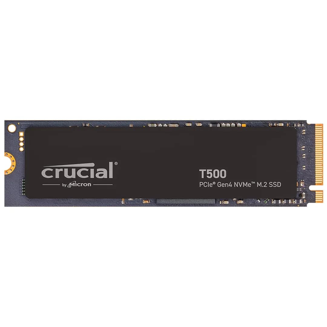Crucial T500 4TB PCIe Gen4 NVMe M.2 SSD | Up to 7,000MB/s Read, 6,900MB/s Write, 1.05M/1.05M IOPS