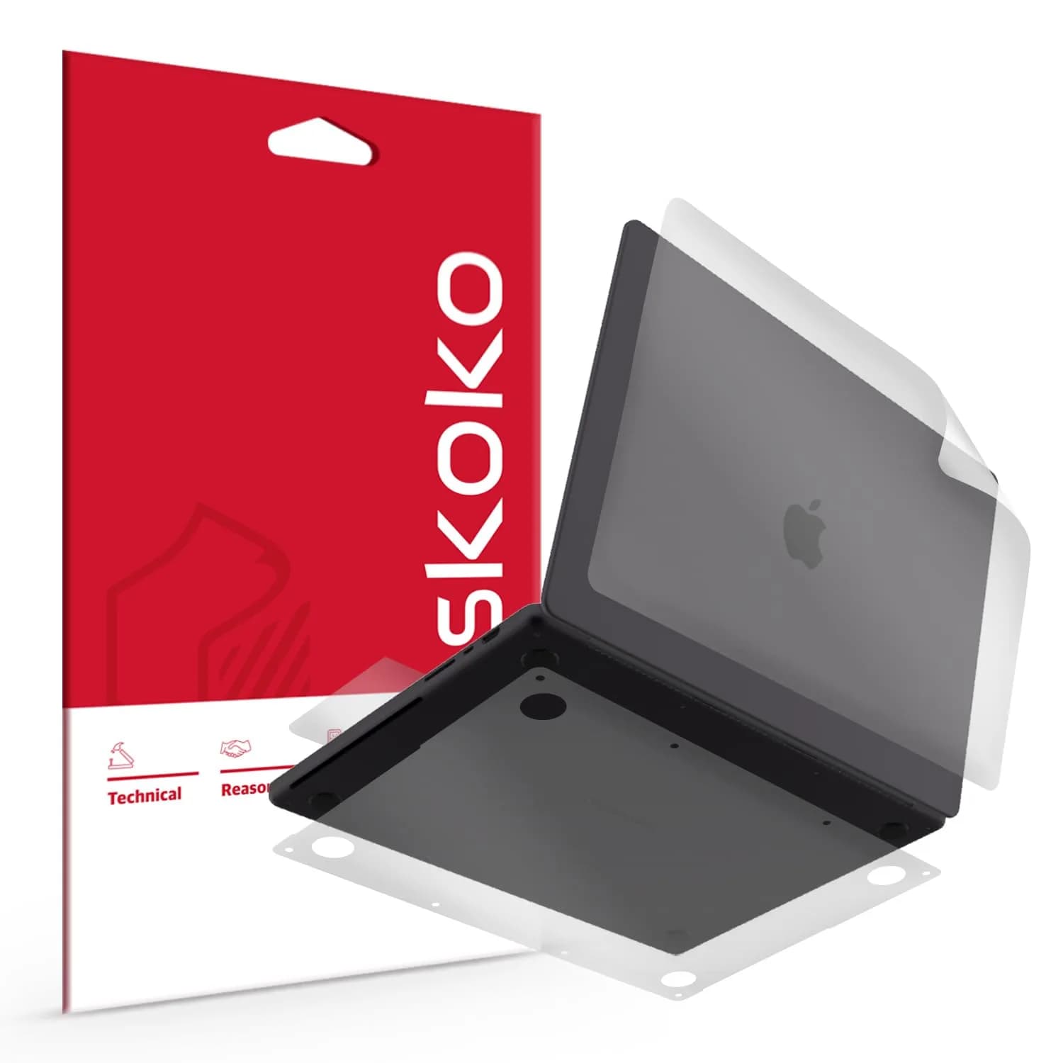 skoko Full Body Skin for MacBook Pro 16 inch 2021-2026 | Matte TPU Anti Scratch Cover
