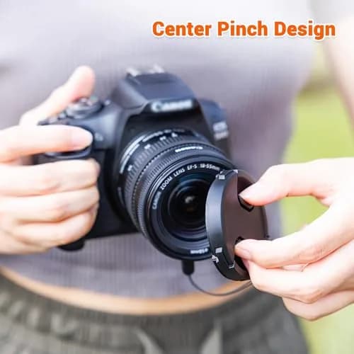JJC 40.5mm Lens Cap Cover for Sony ZV-1F, ZV-E10 + 16-50mm | Lightweight ABS Protection thumbnail 5
