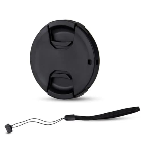 JJC 77mm Center Pinch Lens Cap with Keeper | Protects from Dust, Scratches, and Fingerprints thumbnail 1