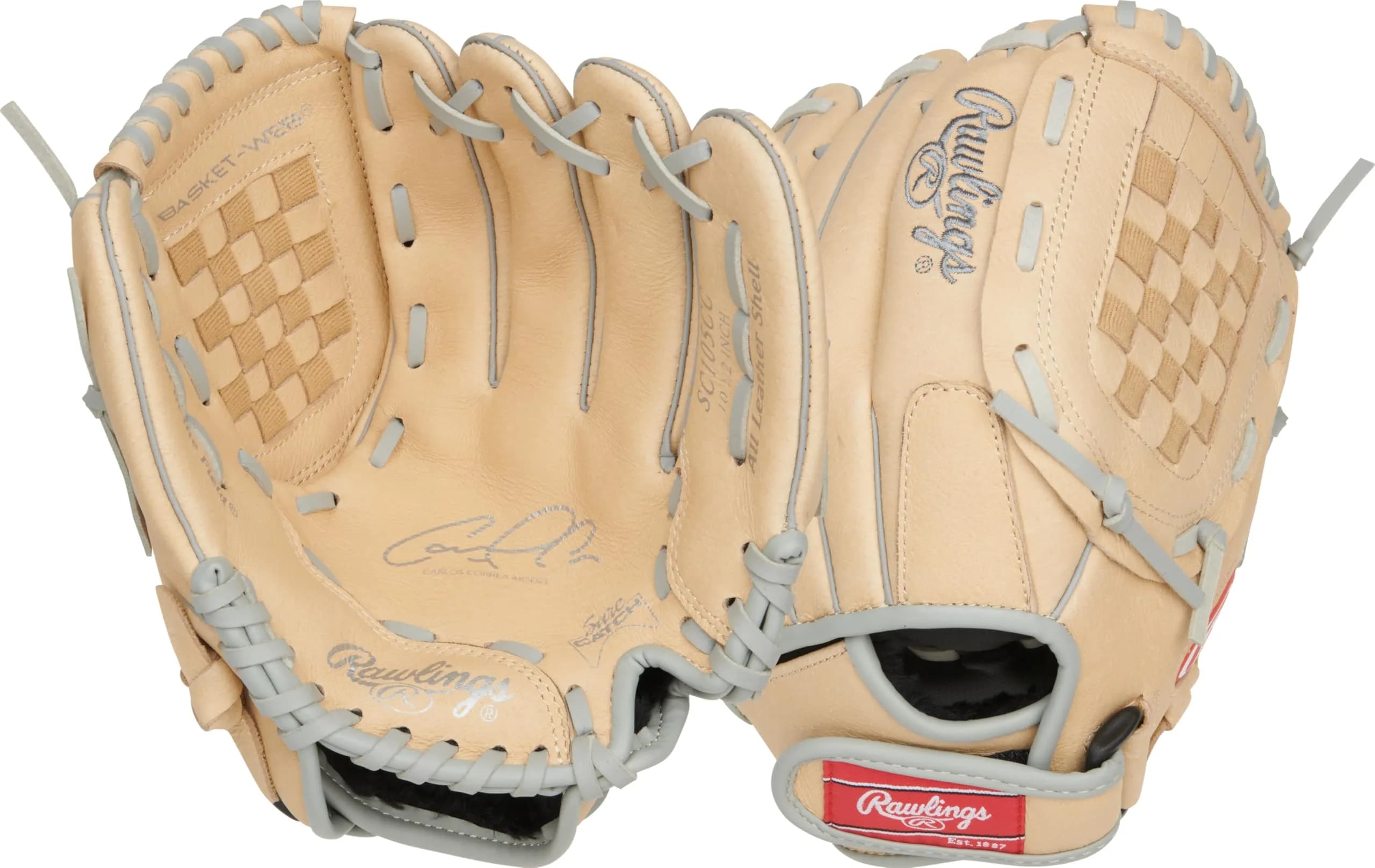 Rawlings Sure Catch Series Youth Baseball Glove 11.5" (29.21 cm) RHT | Game-Ready Performance for Young Athletes — 10.5 Inch Camel