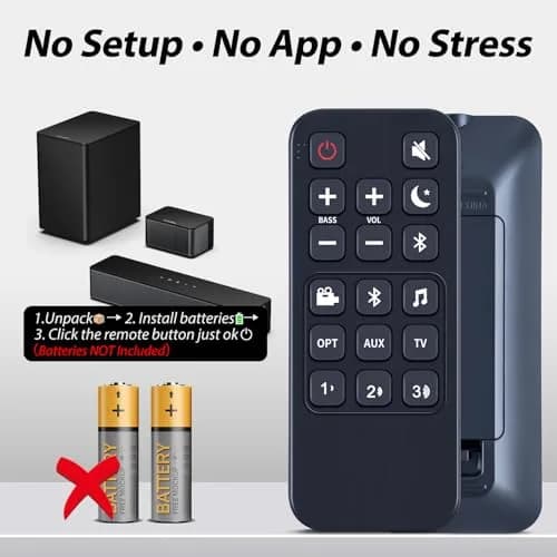 WDZP Remote Control for Polk Signa S1 & S2 | Universal Replacement, Infrared, 12m Range thumbnail 6