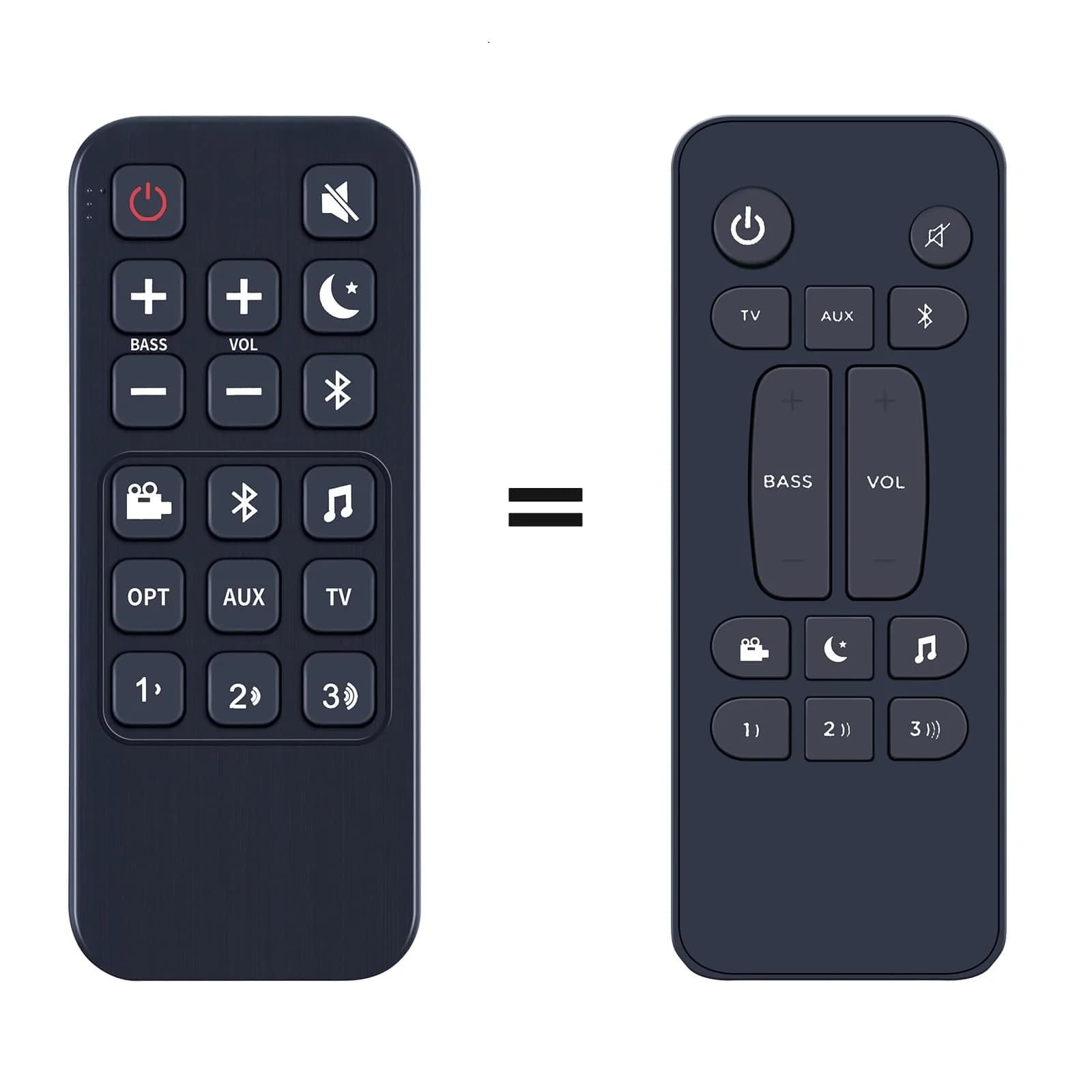 WDZP Universal Soundbar Remote Control for Polk Audio Signa S1 S2 S3 | No Programming, 180° Infrared, 12m Range — replacement universal