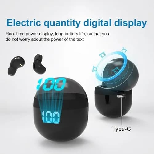 YXYKODM Invisible Mini Wireless Bluetooth Earbuds Tiny IPX5 Waterproof Sleep Stereo | Comfortable for Side Sleeping thumbnail 8