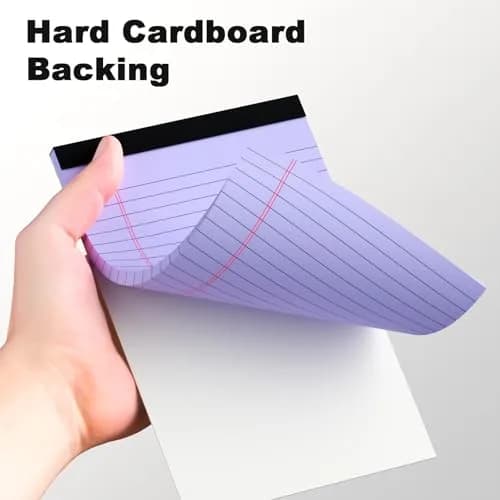 AILZFEI Purple Legal Pads 5x8 Inch (180 Pages Total) | College Ruled with Premium Paper thumbnail 6