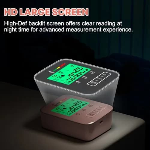 Double love Automatic Arm Blood Pressure Monitor with Voice Broadcast & 180 Records | 21.5-41.9 cm (8.7-16.5 inches) Adjustable Cuff thumbnail 6