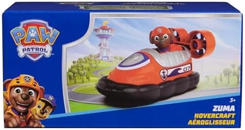 Paw Patrol Zuma Hovercraft Toy Vehicle with Collectible Figure | Ages 3+ | Plastic thumbnail 9