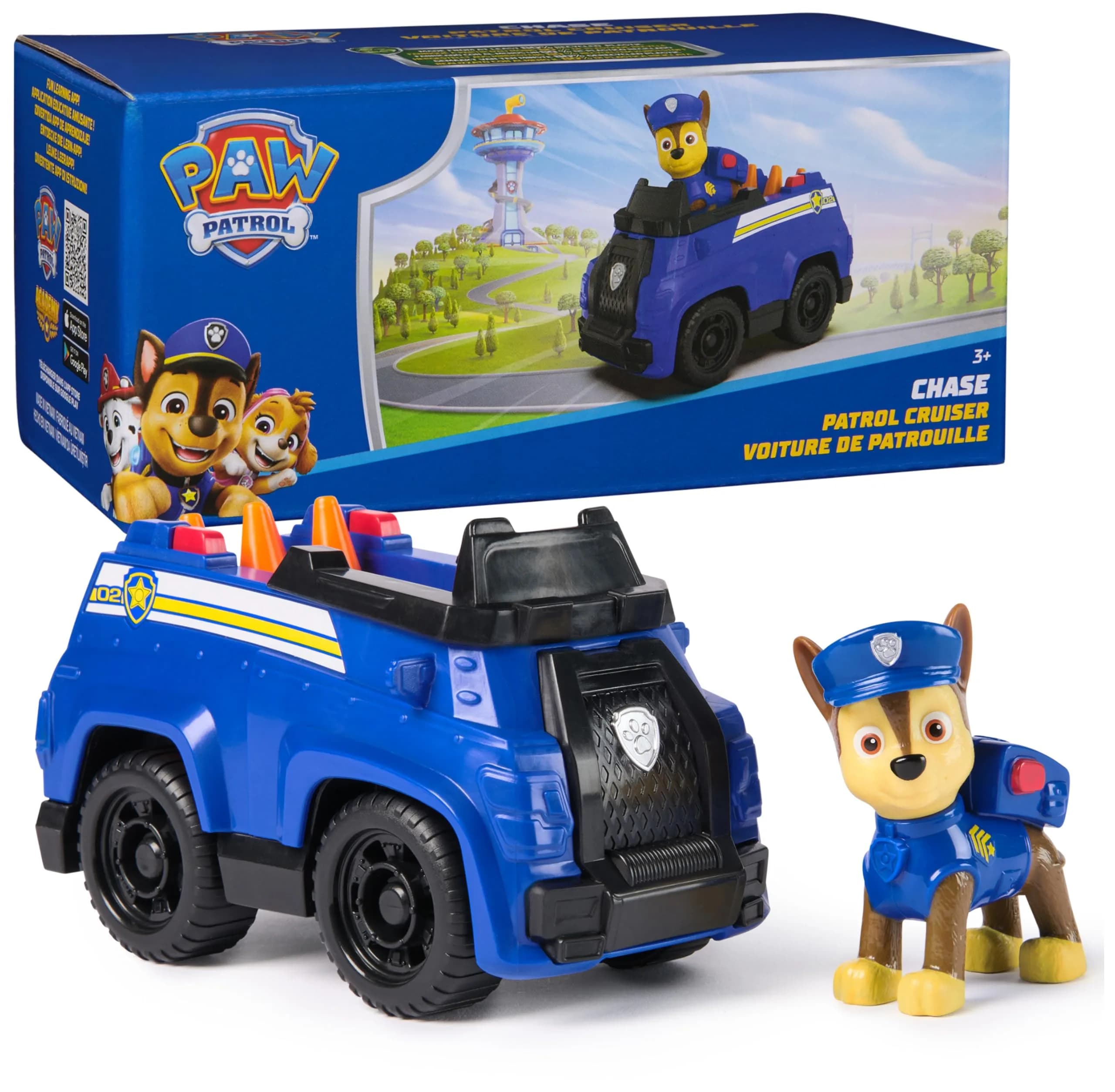 Paw Patrol Rocky's Recycle Truck Toy Vehicle & Collectible Action Figure | ASTM-Tested Educational Toy — Chase