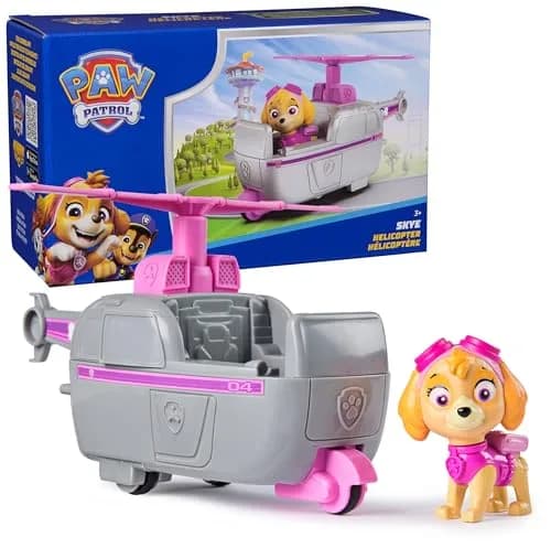 Paw Patrol Skye's Helicopter Toy Vehicle with Collectible Action Figure | ASTM-Tested Toy for Kids Ages 3+ thumbnail 1