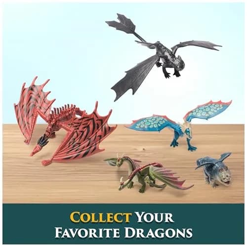 Dreamworks Dragons Dragon Catcher Toy Figure Playset with 5 Dragons & Mangler, 2-Inch Scale | ASTM-Tested Plastic thumbnail 5