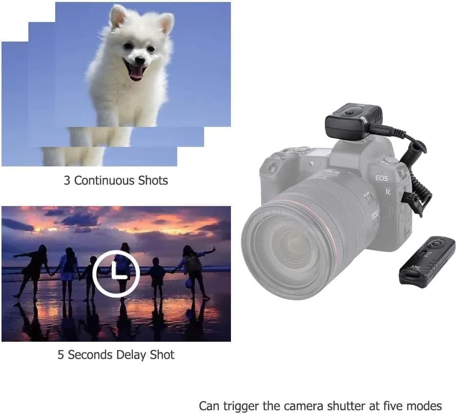 JJC Wireless Remote Shutter Release for Panasonic ZS99/TZ99 S9 G100D Camera | 433MHz, 30m Range thumbnail 7