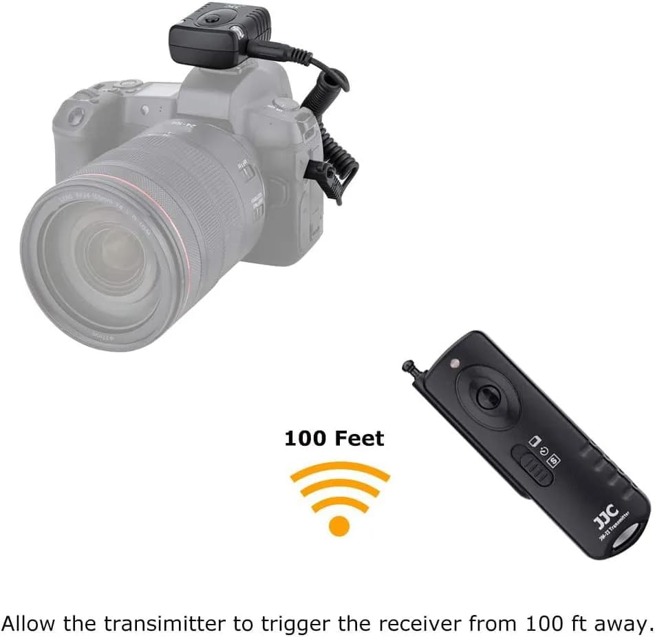 JJC Wireless Remote Shutter Release for Panasonic ZS99/TZ99 S9 G100D Camera | 433MHz, 30m Range thumbnail 8