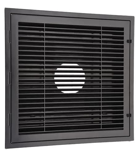 HaVACo 2'x2' Lay-In Return Grille with Filter Grid | Durable ABS Plastic Ceiling Vent Cover - main product image