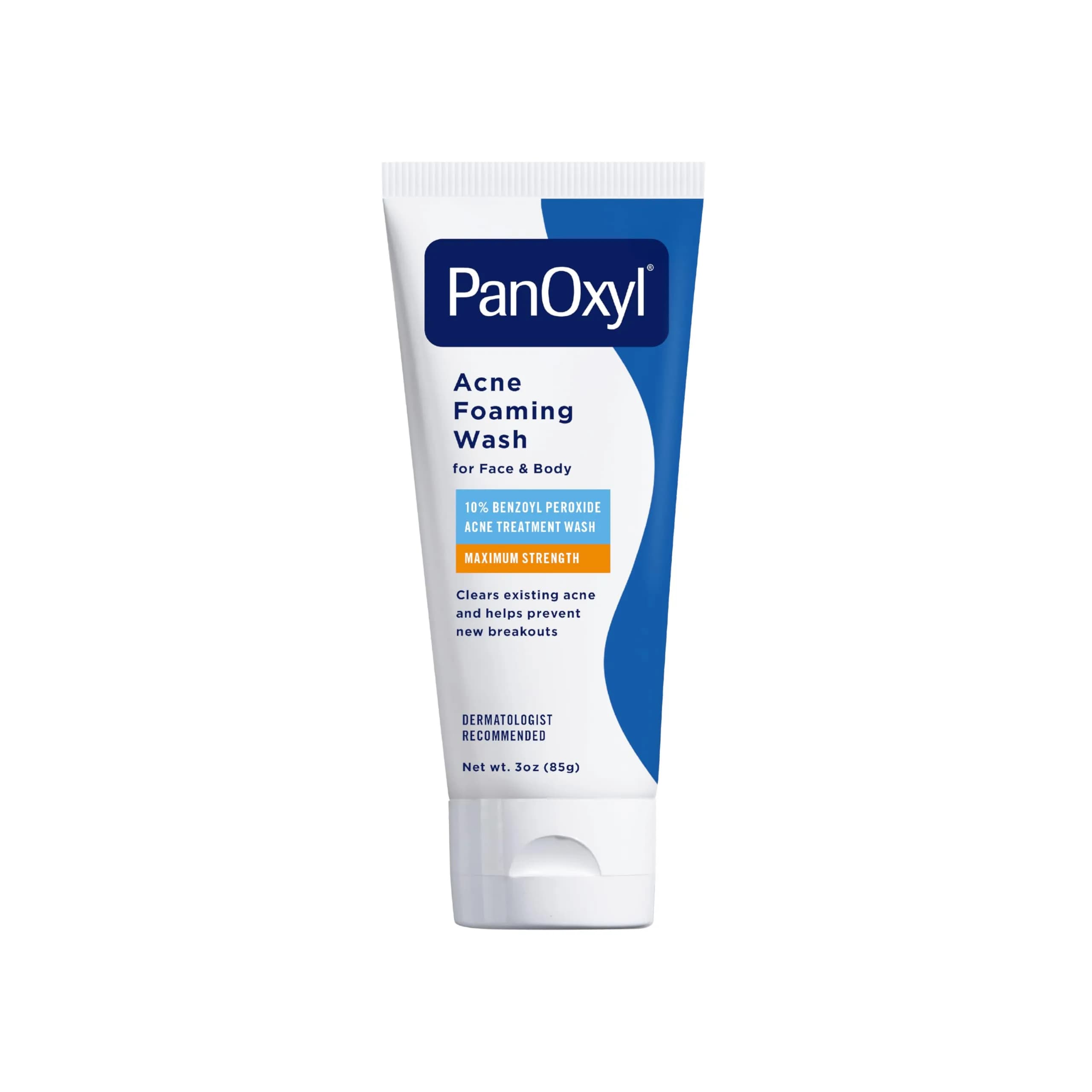 PanOxyl Acne Foaming Wash 10% Benzoyl Peroxide 85g (3 oz) | Kills Acne Bacteria on Contact