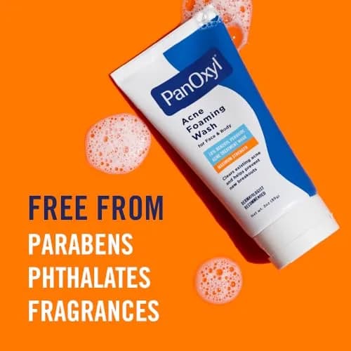 PanOxyl Acne Foaming Wash 10% Benzoyl Peroxide 85g (3 oz) | Kills Acne Bacteria on Contact thumbnail 7